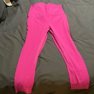 Lululemon size 8 hot pink align leggings
